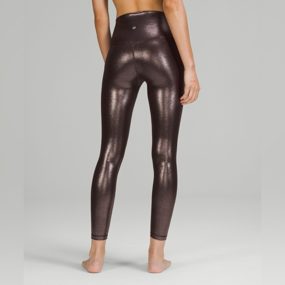 lululemon Align Women’s High-Rise Pant- Radiate Foil Print French Press SZ4 - Picture 3 of 11